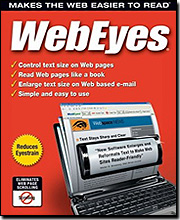 WebEyes 2.2 - Makes the Web Easier to Read