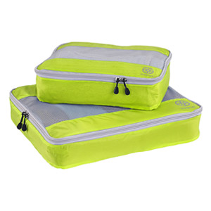 Uncharted Ultra-Lite Packing Cube 2 Piece Set, Neon Yellow