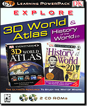 Explore 3D World Atlas Learning Power Pack