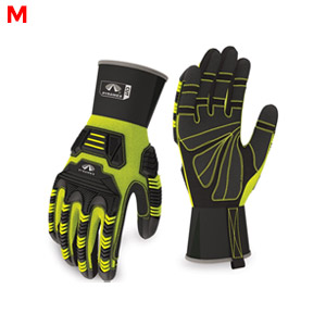 Pyramex Gl802CRM Ultra Impact Series: Max Duty Cut Resistant Work Gloves Medium