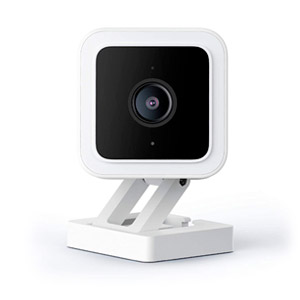 Wyze Cam v3 Indoor/Outdoor Wired 1080p HD Security Camera White OPEN BOX