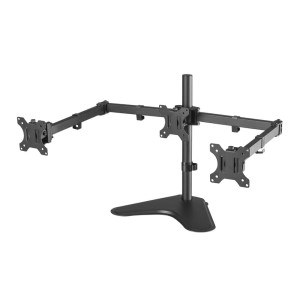 Inland LDT12-T034N Triple Monitor Stand for Monitors 13 - 27 REFURBISHED