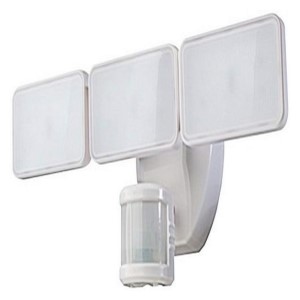 Heath Zenith  HZ-5872-WH Motion Activated Security Light 120 V White